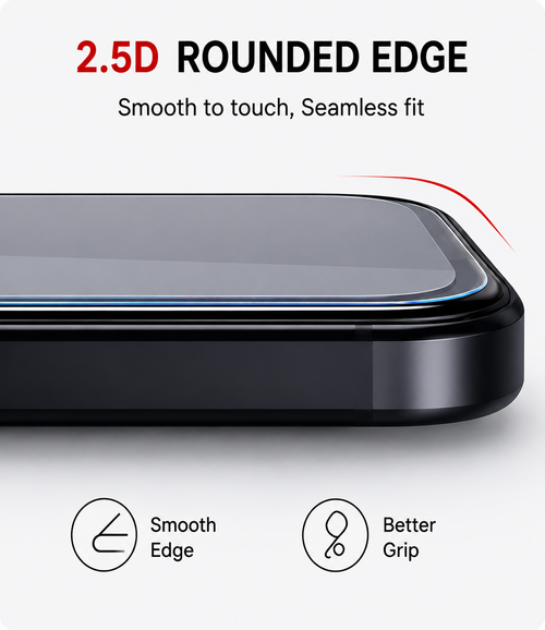 iPhone 17 Pro Max Tempered Glass Bubble Free