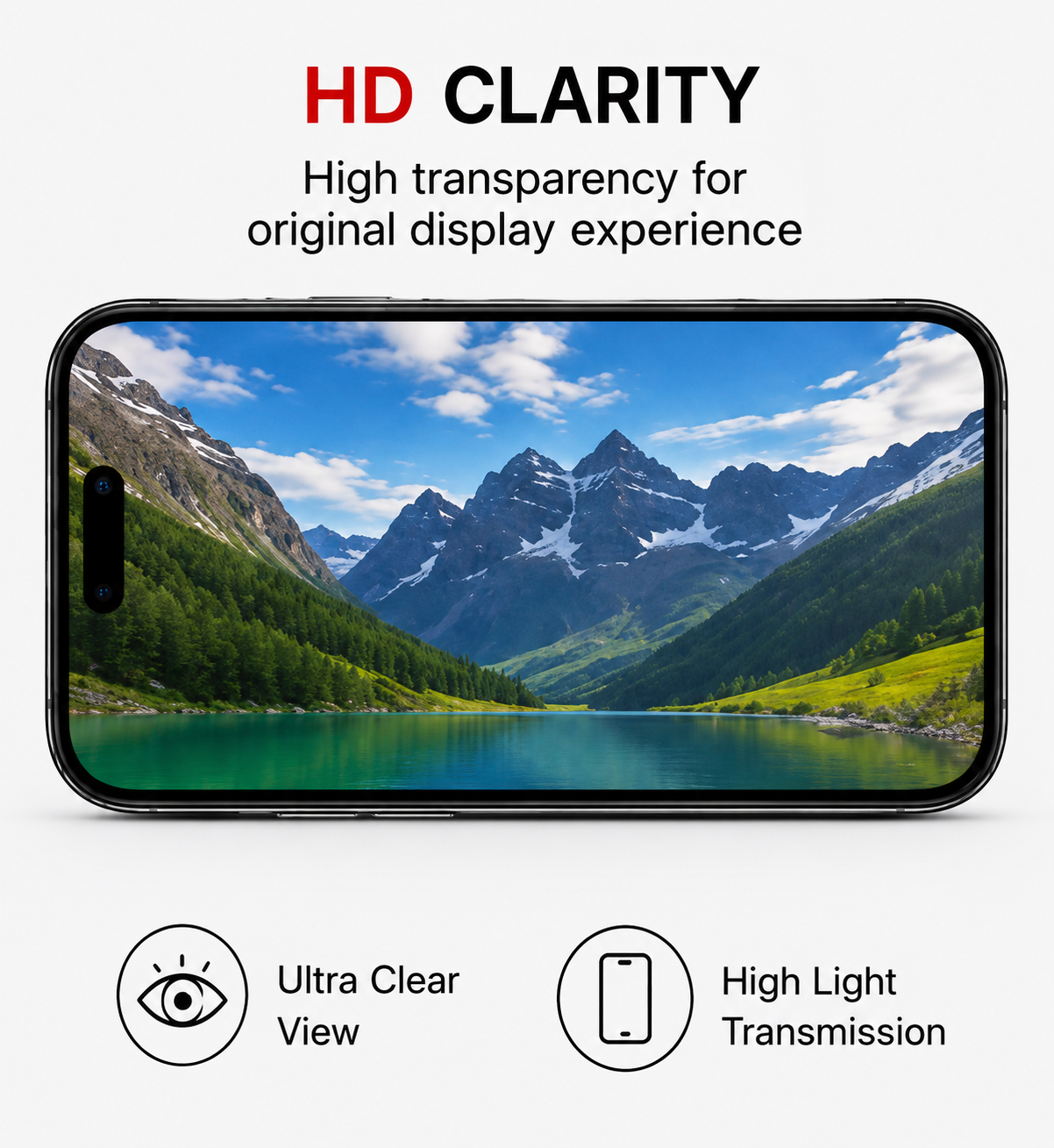 iPhone 17 Tempered Glass Edge to Edge Bubble Free